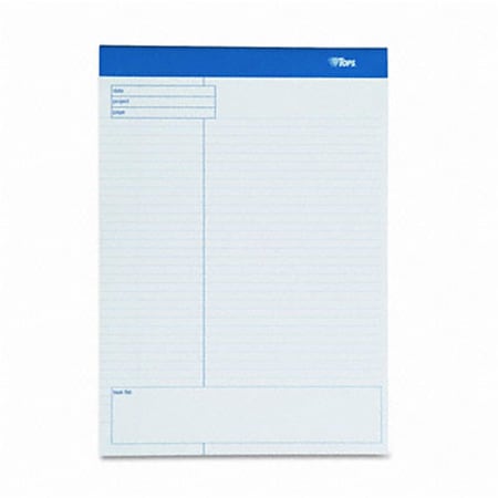 Tops Docket Gold Planning Pad  Wide Rule  8-1/2x11-3/4  WE  4 40-Sheet Pads/pk TO33023